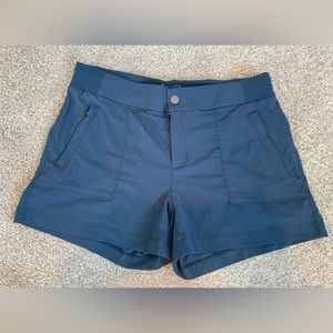 Athleta Trekkie North Teal Blue Shorts size 10
